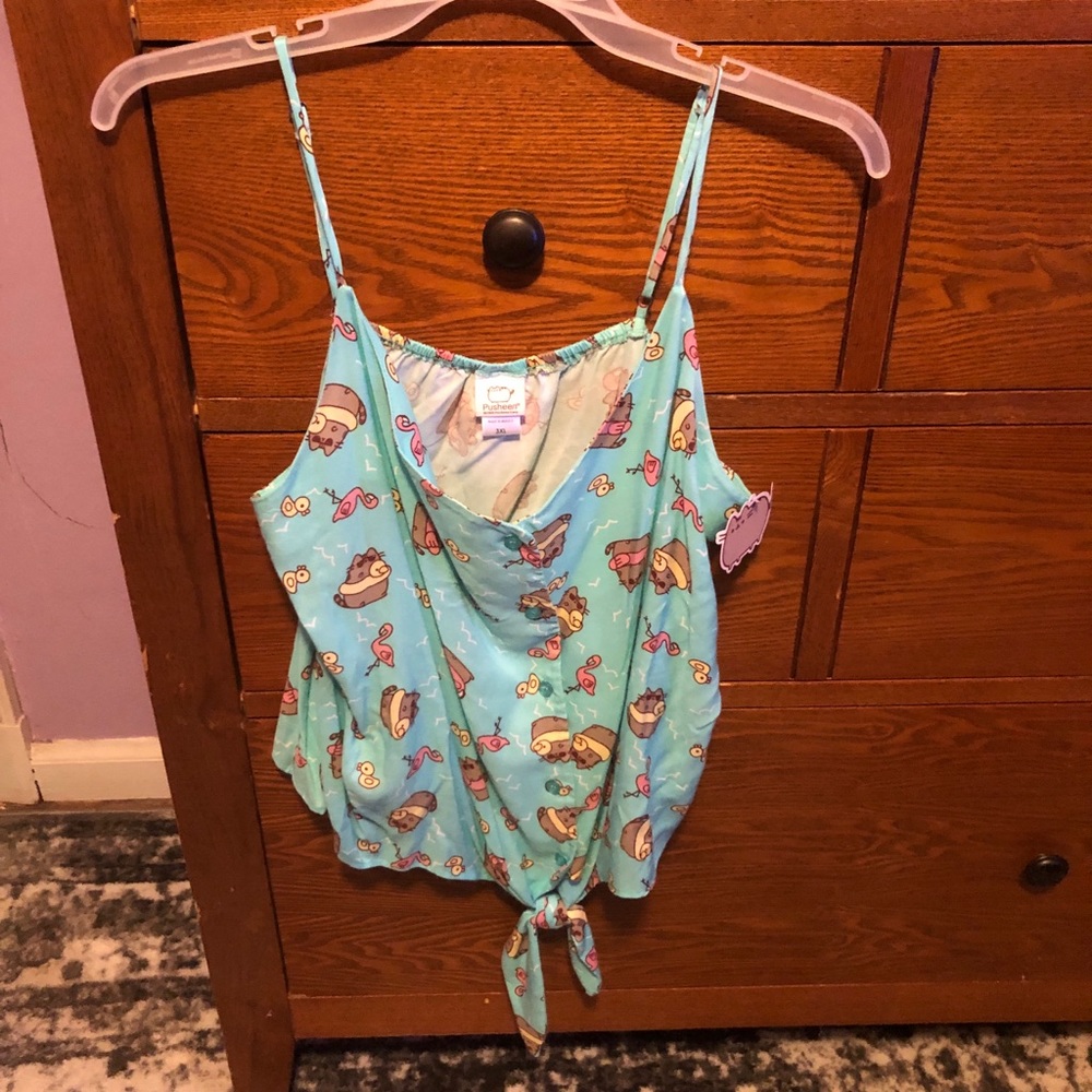 Summer Pusheen Tank 3XL